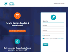 Tablet Screenshot of candidates.carneysandoe.com